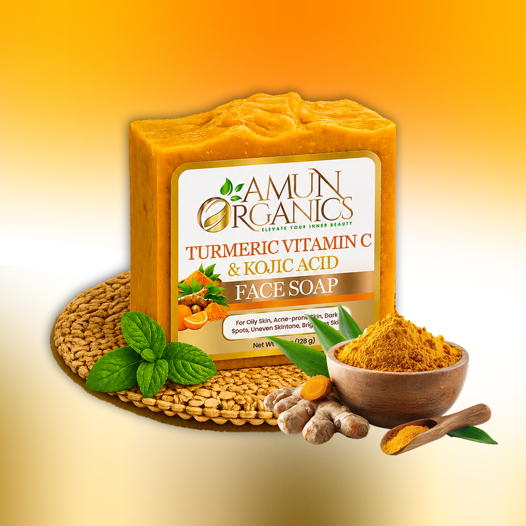 Turmeric Vitamin C & Kojic Acid Soap – Spot Remover & Hyperpigmentation | Amun Organics
