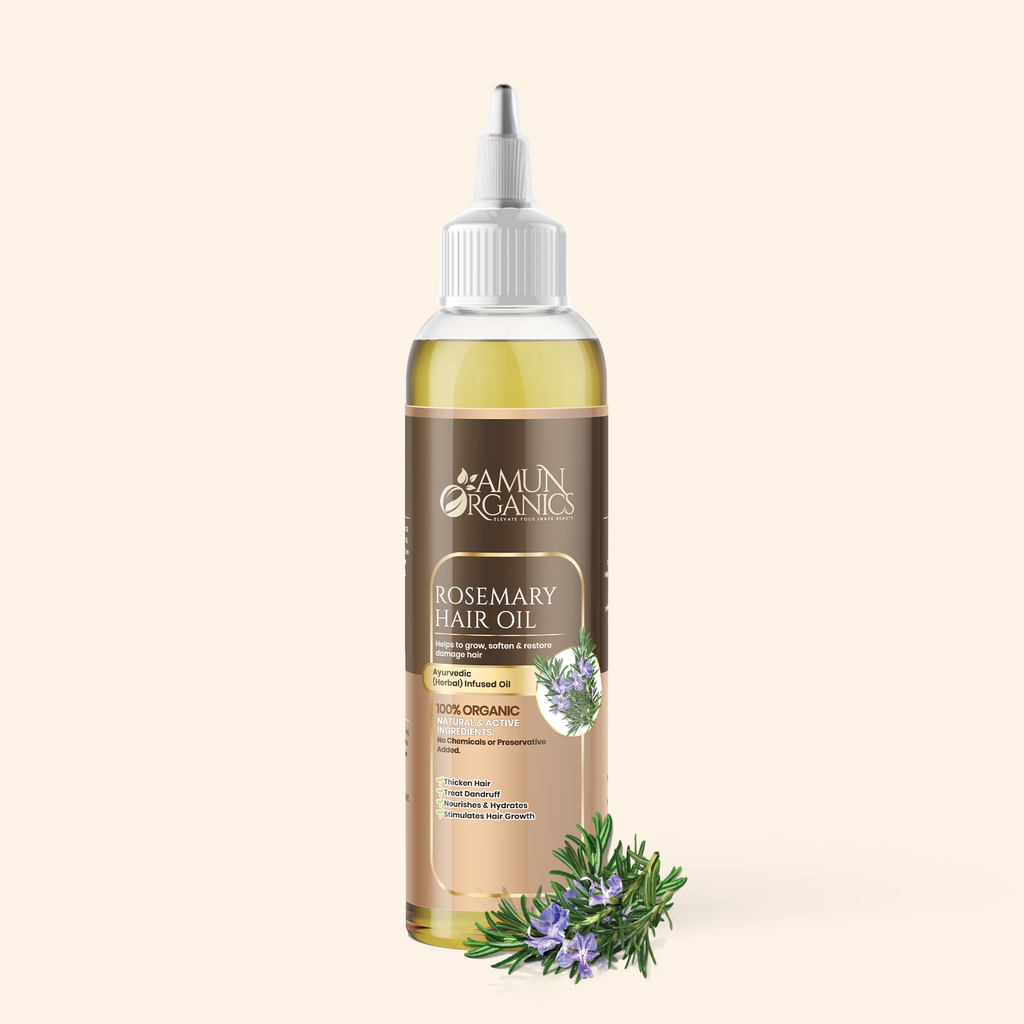 Rosemary Growth & Strengthening Oil – 4oz (113g) | Amun Organics